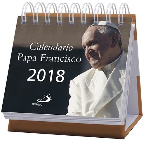 Calendario de mesa Papa Francisco 2018